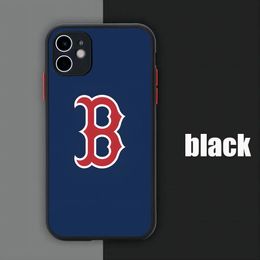 Baseball Sock Phone Case Matte Cover voor iPhone 12 11 13 Pro Max XR XS X 7 8 Plus SE Mini 14 Siliconen Clear Hard PC