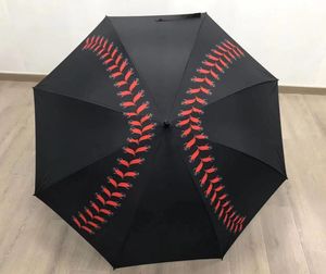 Baseball couture parapluie sport 40 pièces nouveau nouveau Cheer leader parapluies automatique pluie femmes trois plis coupe-vent femme imperméable Parasol