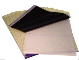 BaseKey 100 feuilles x Kit de traçage de papier de transfert de pochoir thermique en carbone pour tatouage A48597078