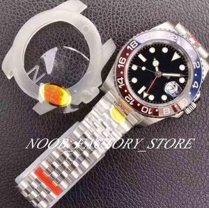 Reloj Basel para hombre 40 mm World Super 5 Stars Factory Bisel de cerámica azul y rojo para hombre Cal. automático. 3285 Movimiento 904L Pulsera de acero Relojes Pepsi Reloj de pulsera de buceo luminoso