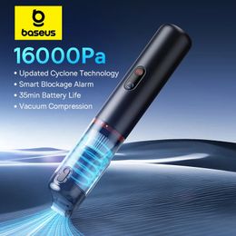 BASEUS A5 16000PA Wireless Car Vacuum Cleaner Krachtige draagbare draagbare handheld Automotive Mini voor Home PC Machine 240416