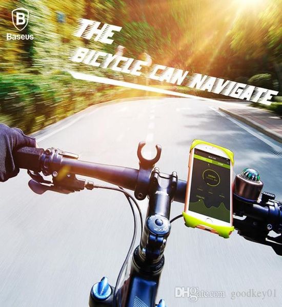 Soporte de teléfono de Baseus Bicycle para iPhone X 8 Samsung S9 Montaje móvil Soporte de teléfono móvil Soporte de GPS de 46 pulgadas TODO 4628796