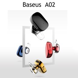 Baseus Casque Bluetooth A02 Écouteurs Mini In-Ear Stéréo Sans Fil Écouteurs Avec Micro pour Téléphone et Tablette
