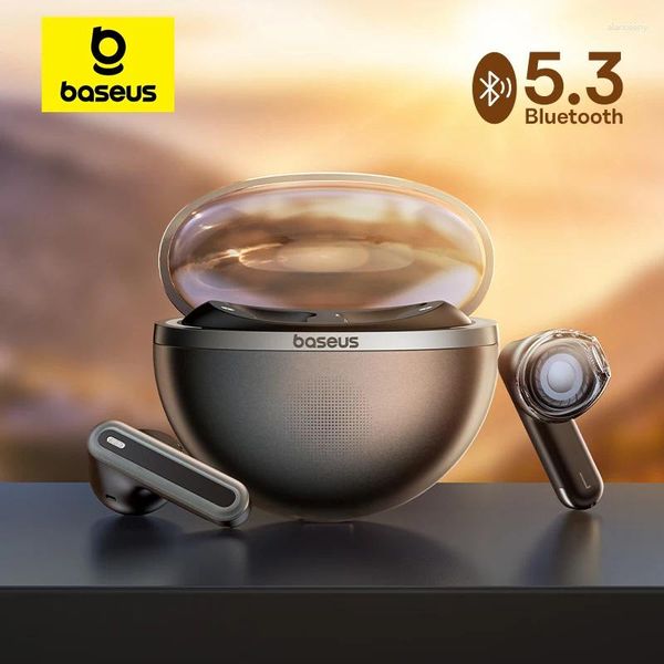 Baseus Bowie E5 TWS auriculares inalámbricos Bluetooth 5,3 auriculares 25H tiempo de reproducción 2 micrófonos reducción de ruido llamada HD auriculares HIFI