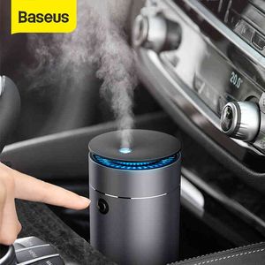 Baseus Car Air Humidificador Aroma Difusor de aceite esencial para el hogar Purificador de aire del automóvil USB Fogger Mist Maker Humidificación desmontable 220210