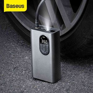 Baseus – compresseur gonflable avec lampe LED, pour moto, vélo, voiture, gonfleur de pneus, pompe à Air électrique sans fil