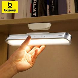 Baseus lampe de bureau suspendue magnétique LED Table rechargeable gradation continue armoire lumière nuit pour placard garde-robe y240125