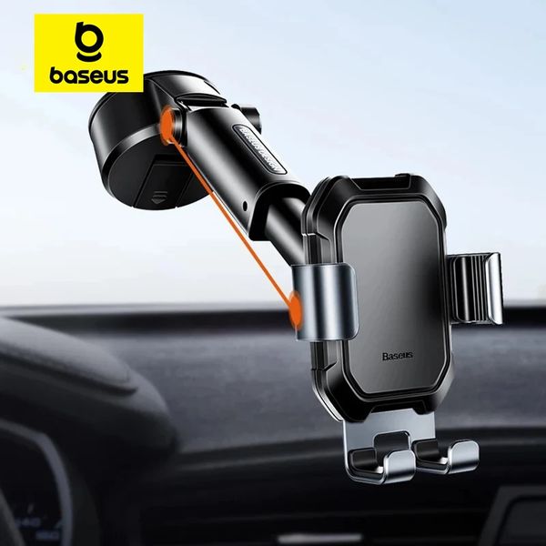 Baseus – support de téléphone à gravité pour voiture, ventouse, support universel réglable, support GPS pour voiture, pour 12 Pro Max POCO 240126