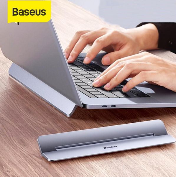 Stand d'ordinateur portable BaseUS pour MacBook Air Pro Aluminium Aluminium Hiser Riser Pliable Portable Notebook Stand pour 111317 Inch6235507