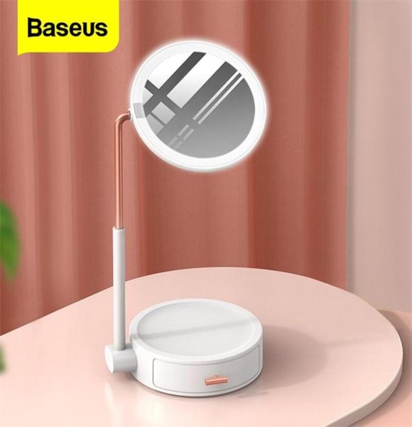 Baseus LED cosmétique miroir lampe coiffeuse Portable maquillage avec rétro-éclairage maquillage bureau lumière vanité 2205099473969