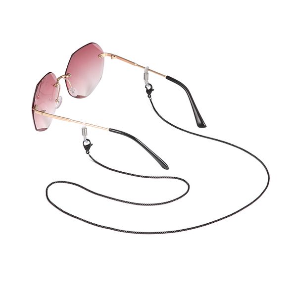Cadena de caja básica en el cuello, cadena de gafas de sol para mujeres y hombres, cordón de acero inoxidable, cadenas para gafas de lectura, correas, cordones 2021