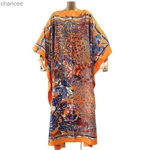 Robes décontractées de base 2024 nouvel été femmes Graffiti impression à manches longues Cardigan femme lâche plage couvrir boho robe Streetwear kimono LST230904