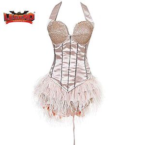 Vestidos casuales básicos Cosplay legend Burlesque Costume Dres Pink Showgirl Saloon Girl Sexy por encargo H001 230718