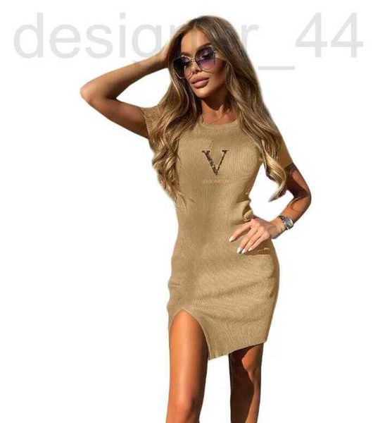 Vestidos casuales básicos Diseñador 23SS Mujeres de lujo Mujer Sexy Party Dressess S-XXL M1J8