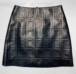 Basic Casual Dresses Designer Pu Leather Spring Summer Shorts Sexy Short Skirts Dames Elegante uit één stuk Set Vrouwelijke damesclub feest rok