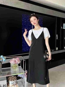 Basic Casual Dresses Designer Spring 2023 Populaire Koreaanse versie Camisole Vest Pure Fishtail Rok Mid lengte Vrouwelijke student Nieuwe Jurk Trend 0G2D