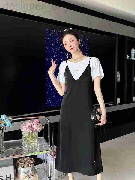 Vestidos casuales básicos diseñador primavera 2023 versión coreana popular camisole chaleco puro falda de cola de pescado de longitud media tendencia de vestimenta nueva 0g2d