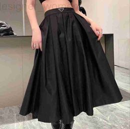 Robes décontractées basiques Designer femmes robe mode été super grande jupe spectacle pantalon mince jupes de soirée noir Taille S-L SEVE
