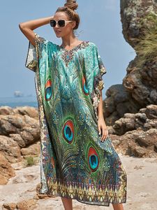 Basic Casual Jurken Gemakkelijk Droog Strand Cover Up Gewaad Plage Vestido Playa Strand Pareo Badpak Cover Up Beachwear Badpak Vrouwen Maxi Jurk 230717