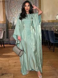 Basis Casual jurken Elegante satijnen prom -jurken Saoedi -Arabisch eenvoudige prom -jurken vrouwen volle mouwen een lijn avondjurk vrouwelijke formele jurken outfit dressl2404
