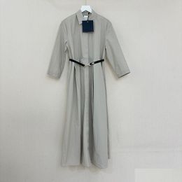 Robes décontractées de base Marque de mode européenne Laple Necl