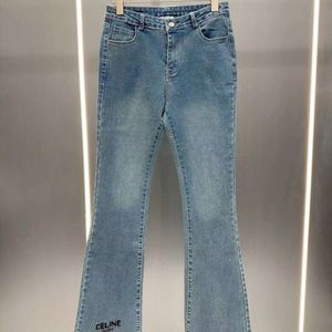 Basis Casual jurken Full Sky Star Micro Raging Pants zware industrie Hoge temperatuur Diamanttechnologie Slimuele veelzijdige jeans afsluiten