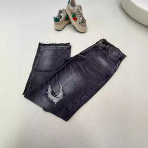 Basis Casual jurken Hoogwaardige CE Home lente/zomer nieuwe klassiek wasmes knippen beschadigde taille recht gesplitste jeans