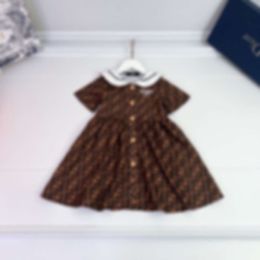 Robes décontractées de base Version coréenne de Spring Children's Foreign Story Foreign Sweeved Princess Jirt Girls's Dress Trend Trend
