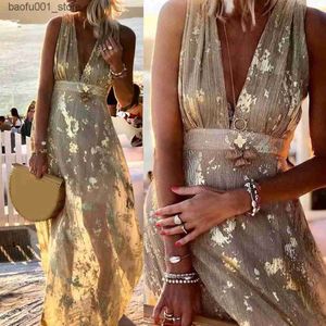 Basis Casual jurken feestjurk met kwastje Zoe zachte enkellengte elegante bronzen sticker casual vest jurk strandjurk dames kleding Q240322