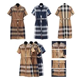 Robes décontractées de base Summer Luxury Brand Designer Dress Lettre de mode imprime