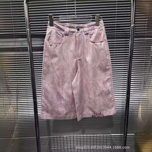 Basic Casual Dresses Summer Niche Design Trendy Brand Pink Silver Fashionable Underwear Capris