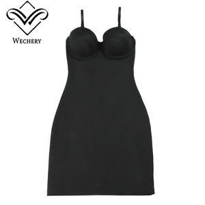 Vestidos casuales básicos Wechery Mujer Correa de espagueti Vestido Tubo Vaina Estiramiento Slip Push Up Flaco Bodycon con copa con aros Negro Desnudo Color sólido 230710