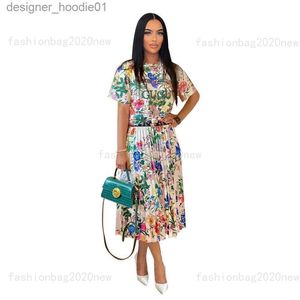 Vestidos casuales básicos Mujer Diseñador Canal Clásico Para Mujer Ggity Bohemia Vestido Mujer Falda Retro Ladys Moda Colorido África Falda Sexy Vestido de dos piezas L230910