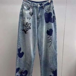 Robes de base 23 jeans graffitis décontractés d'automne
