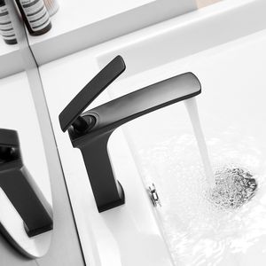 Basin Robinet Salle de salle de bain Robinet Single Handle Hand Handle Robinet Black Basin Taps Taps Vintage Wash Hot Cold Bouxer Tap Crane 855908