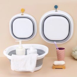 Bassins 3pcs Plastic Pliage Basins Portable Wash Basins pliant baignoire Adulte Baby Bath Bathin Bathroom Kitchen Wash Basin