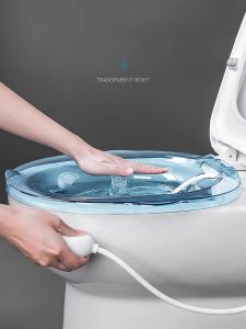 Wastafels Bidet Draagbaar Vrouwelijke geslachtsdelen Reinigen Zwangere vrouw Oude mensen Wassen Kont Wastafel Patiënten met aambei Toiletdouche