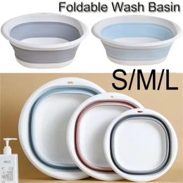 Basins Creative Foldable Wash Basin Hangende Spaar Ruimte draagbare groenten babybad wasbekken waspoinin huishouden reizen buitenkampbekkens