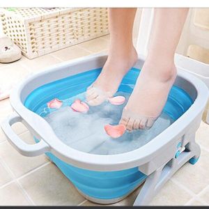 Bassins bassin pliable bassin silicone pliant cube salle de bain salle de bain en plastique bassin bassin bassin de pied bassin portable