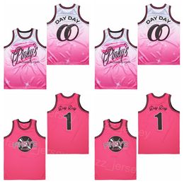 Basketbal 1 Pinkys Movie Jersey Day aanstaande vrijdag Records Airbrush Nickelodeon Retro Hiphop Pink Pink Team College voor sportfans Pure Cotton BreathableVintage