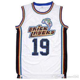 baloncesto Aaliyah # 19 Albañiles Camiseta de baloncesto 1996 MTV Rock N Jock Película Hombres Todos cosidos S-XXL