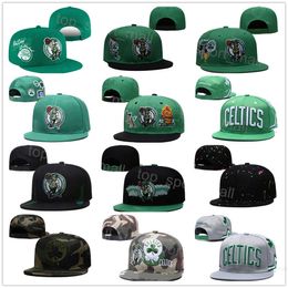 Basketball Caps réglables Sun Summer Snapback Chapeaux Marcus Smart Grant Williams Derrick White Team Black Green Grey Greate Fitted Knited Casquette