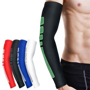 Basketbalarm Guard Sports Beschermende Gear Tennis Badminton Riding Sports Ademend Arm Mouw Zonwering Manchet 1022 Z2