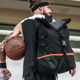 Mochila de basquete grande bolsa esportiva para homens com compartimento de bola separado bolsa de equipamentos esportivos para futebol vôlei viagem 231220