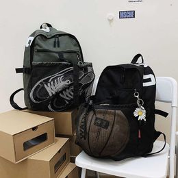 Basketbaltas Multifunctionele training Backpack Portable hoge capaciteit Sporttas Student Drawtring Basketbal Backpack Football 231115