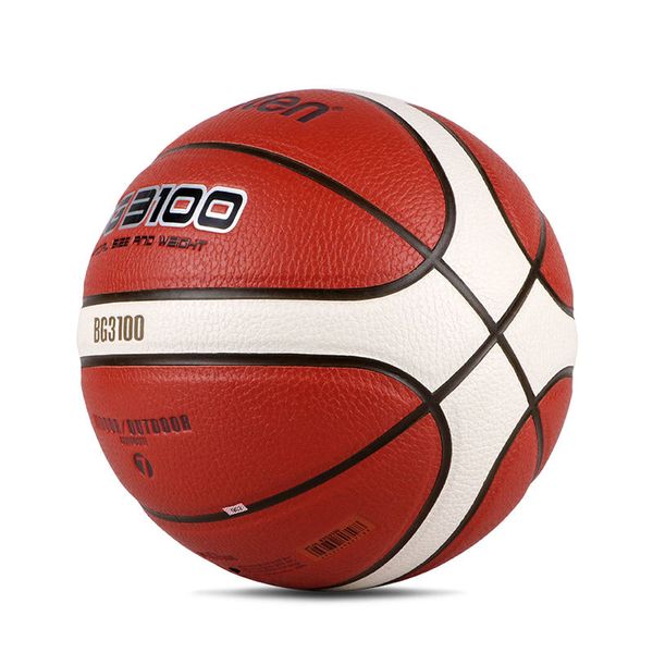 Ballon de basket Molten taille officielle 7 cuir PU extérieur intérieur Match entraînement Molten BG3100