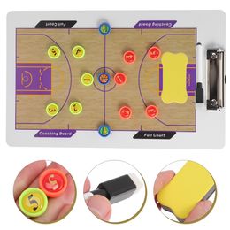 Basketball Board Playbook Marker Dry Erase Clipboards Boys Portable Gear Pvc Coachs Magnetic Whiteboard