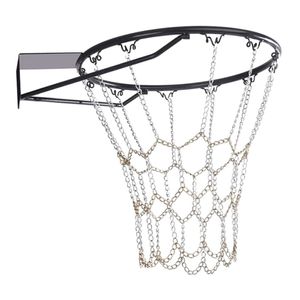 Basket-ball classique Sport chaîne en acier filet de basket-ball extérieur chaîne en acier galvanisé accessoires de filet de cible de basket-ball durables 231220
