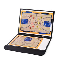 Basketbalcoachingbord Dubbelzijdig coachesklembord Droog uitwisbaar met marker Basketbal tactisch bord227h