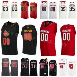 Basketball College 24 JaeLyn Withers Jersey 22 Deng Adel Donovan Mitchell 45 35 Darrell Griffith 31 Wes Unseld Peyton Siva University Cosido Hombre Mujer Juvenil NCAA